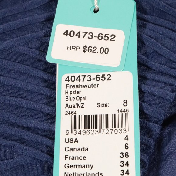 NWT Seafolly X Revolve Freshwater Hipster in Blue Opal - Picture 7 of 13